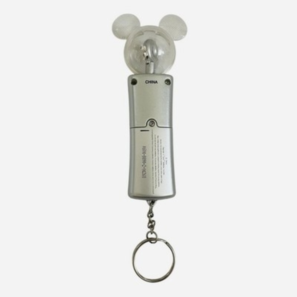 Vintage Disney Parks Mickey Mouse Light Up Spinning Head Key Fob WDW VG - Picture 2 of 3